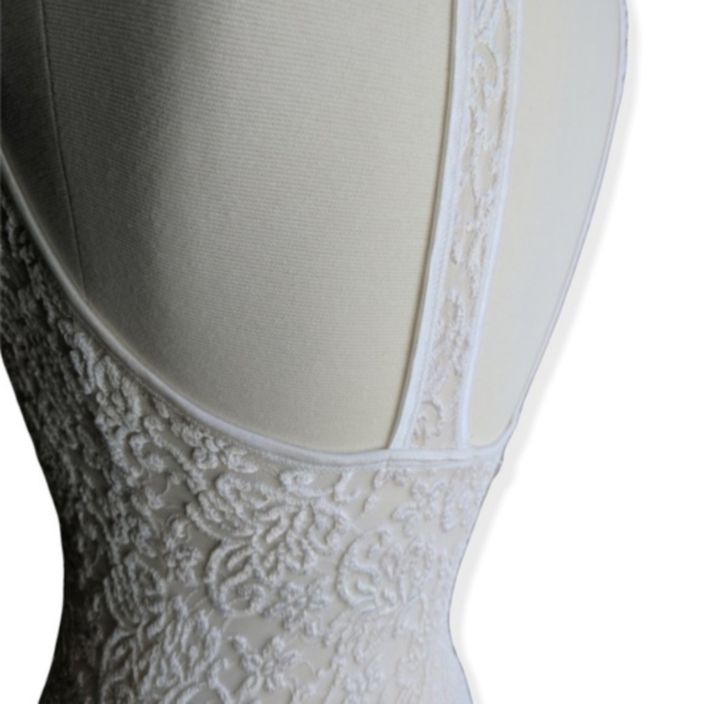 Cream lace tank sleeveless bodysuit | Wolford - Picture 5 of 5